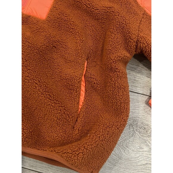 Free People FP Movement Lead The Pack Fleece Pullover Half Zip Coral Size Small - Picture 7 of 11